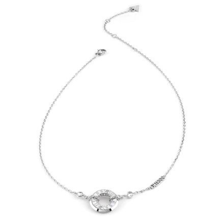 Srebrny naszyjnik Guess wisiorek z monetą JUST GUESS JUBN03110JW
