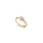 Złoty pierścionek Guess z kryształem sercem IT'S RAINING RINGS JUBR03175JW r.14