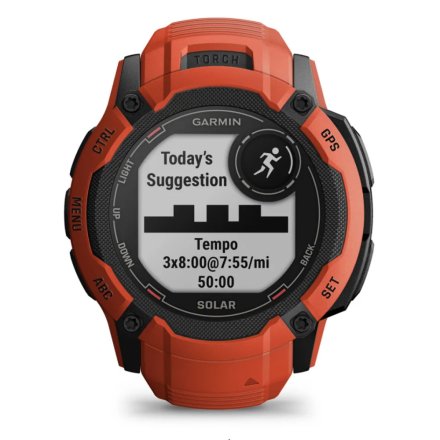 GARMIN Zegarek Instinct 2X Solar czerwony 010-02805-01