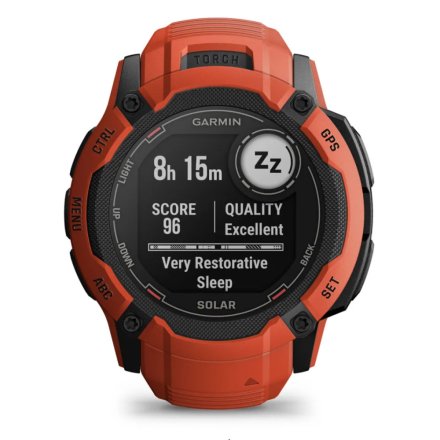 GARMIN Zegarek Instinct 2X Solar czerwony 010-02805-01