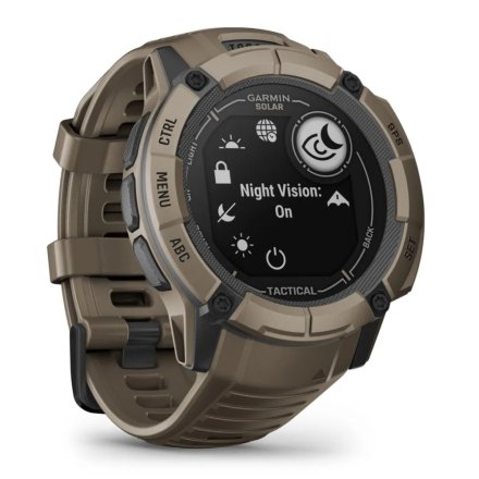 GARMIN Zegarek Instinct 2X Solar Tactical Jasnobrązowy 010-02805-02