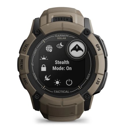 GARMIN Zegarek Instinct 2X Solar Tactical Jasnobrązowy 010-02805-02