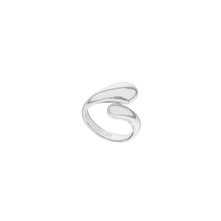 Srebrny pierścionek Calvin Klein  Sculptured Drops  35000192C