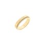 Złoty  pierścionek Calvin Klein obrączka z kryształami Minimal Linear 35000201B