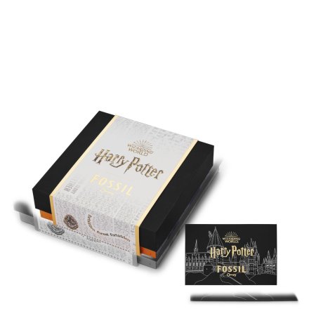 Złoty limitowany naszyjnik damski Fossil Harry Potter Ravenclaw JF04300710