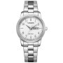 Srebrny zegarek damski Citizen Elegance Eco-Drive EW3260-84AE