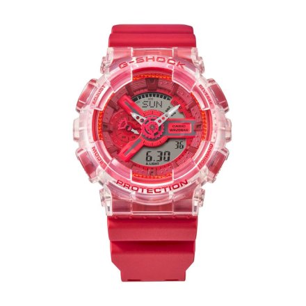 Czerwony zegarek Casio G-Shock Analog GA-110GL-4AER