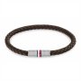 Brązowa męska skórzana bransoletka Tommy Hilfiger 2790458