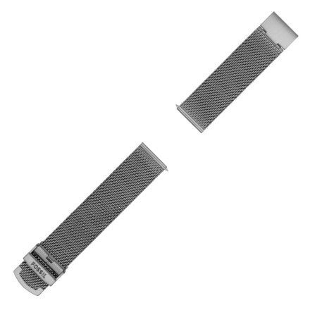Szara bransoleta mesh do zegarka / smartwatcha Fossil 22 mm S221441