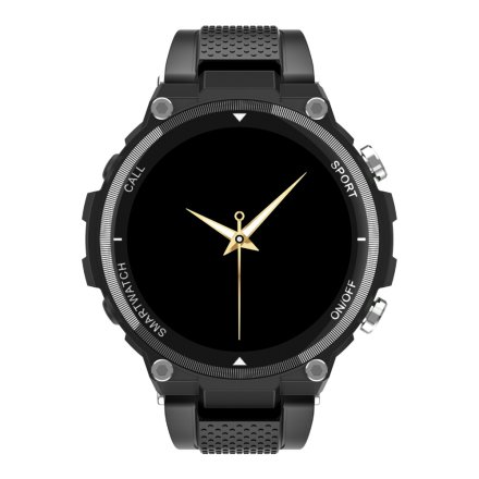 Smartwatch z funkcją rozmowy czarny Pacific 34-01 Sport Kroki Kalorie Puls