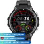 Smartwatch z funkcją rozmowy czarny Pacific 34-01 Sport Kroki Kalorie Puls