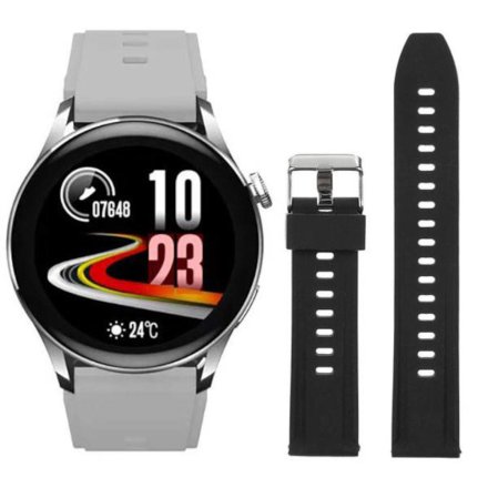 Smartwatch z funkcją rozmowy srebrny Pacific 35-01 Sport Kroki Kalorie Puls