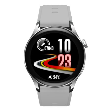 Smartwatch z funkcją rozmowy srebrny Pacific 35-02 Sport Kroki Kalorie Puls