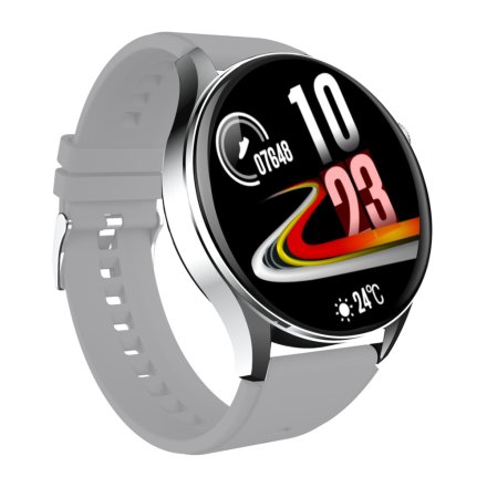 Smartwatch z funkcją rozmowy srebrny Pacific 35-02 Sport Kroki Kalorie Puls