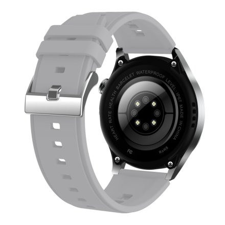 Smartwatch z funkcją rozmowy srebrny Pacific 35-02 Sport Kroki Kalorie Puls