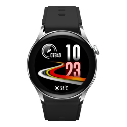 Smartwatch z funkcją rozmowy srebrny Pacific 35-03 Sport Kroki Kalorie Puls