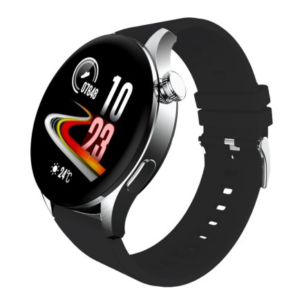 Smartwatch z funkcją rozmowy srebrny Pacific 35-03 Sport Kroki Kalorie Puls