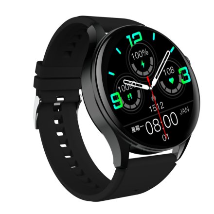 Smartwatch z funkcją rozmowy czarny Pacific 35-05 Sport Kroki Kalorie Puls