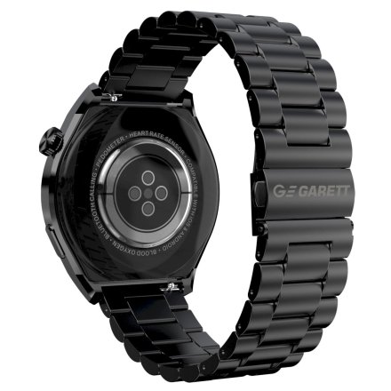 Smartwatch Garett V12 czarny stalowy + pasek 5904238485620