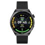 Smartwatch Garett V12 czarny skórzany + pasek
