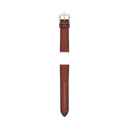 Brązowy  pasek do zegarka / smartwatcha Fossil 22 mm S221504