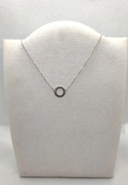 Srebrna celebrytka kółeczko damska GR39 • Srebro 925