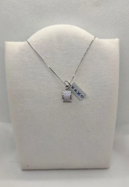 Zawieszka srebrna z cyrkoniami  GR33 • Srebro 925