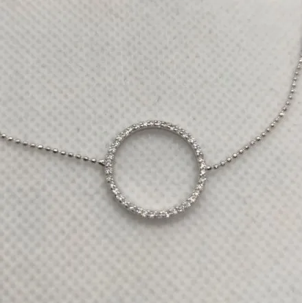 Srebrna bransoletka z kółkiem  GR32 • Srebro 925