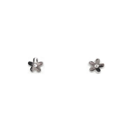 Srebrne kolczyki kwiatuszki z cyrkonią GR16  • Srebro 925