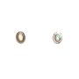 Srebrne kolczyki owalne z opalem GR16  • Srebro 925