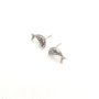 Srebrne kolczyki rybki GR25 • Srebro 925