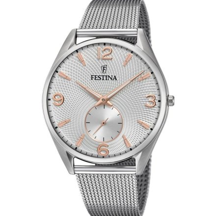 Zegarek Męski Festina   RETRO F6869/1z bransoleta mesh
