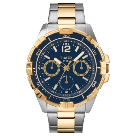Męski zegarek Timex Classic srebrny z bransoletką TW2T50700