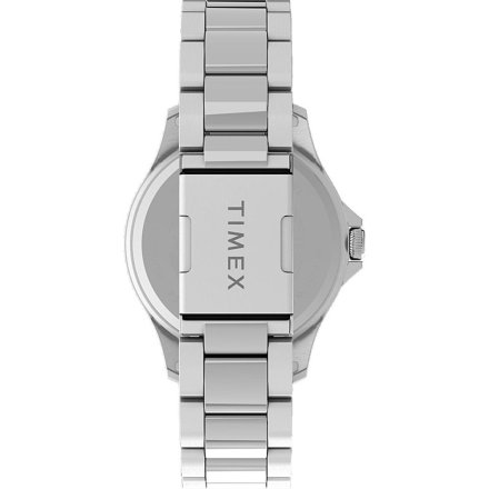 Męski zegarek Timex  Expedition Military Navi srebrny z bransoletką TW2U10800