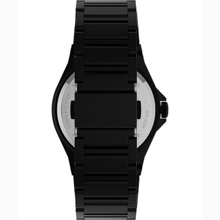 Męski zegarek Timex Essex Avenue czarny z bransoletką TW2U42300