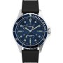 Męski zegarek Timex  Navi XL srebrny z paskiem TW2U55700