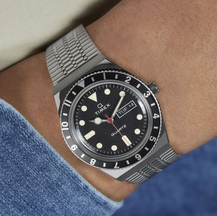 Męski zegarek Timex Reissue srebrny z bransoletką TW2U61800