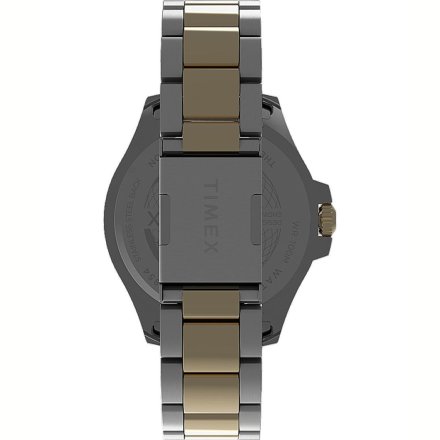 Męski zegarek Timex City Harborside Coast złoty z bransoletką TW2U71800