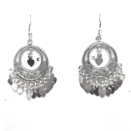 Srebrne kolczyki w stylu boho GR47 • OUTLET Srebro 925