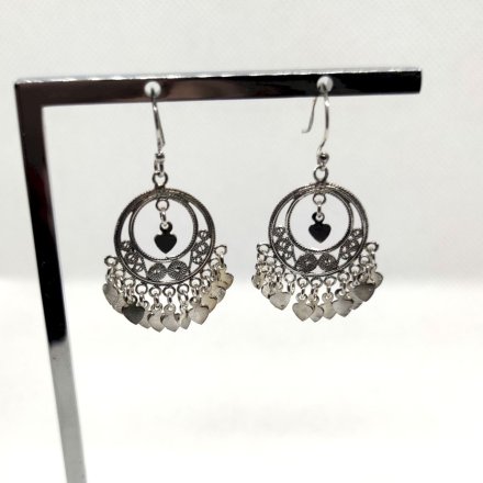 Srebrne kolczyki w stylu boho GR47 • OUTLET Srebro 925