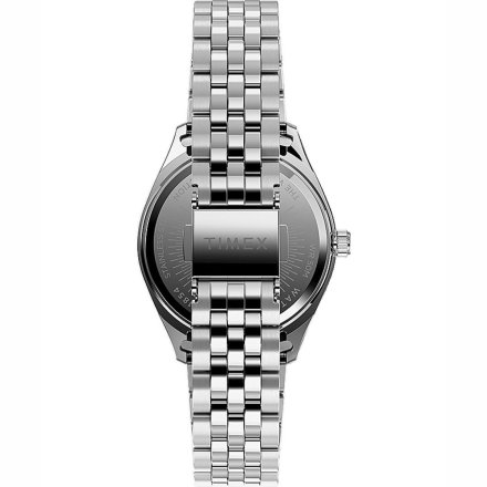 Srebrny zegarek Timex Waterbury Legacy Boyfriend z bransoletką TW2U78700