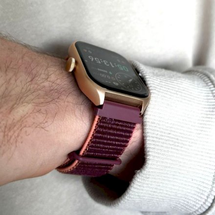 Brązowy smartwatch z funkcją rozmowy Rubicon RNCF03 SMARUB203