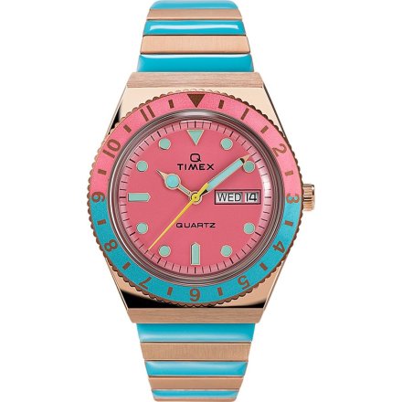 Różowozłoty  zegarek Timex Reissue z bransoletką TW2U81500