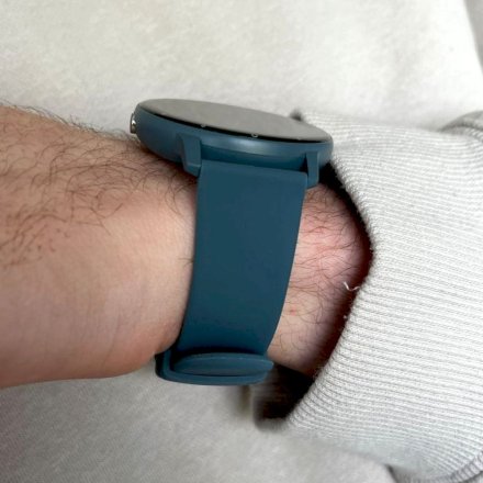 Granatowy smartwatch z pomiarem ciśnienia Rubicon RNCF01 SMARUB197