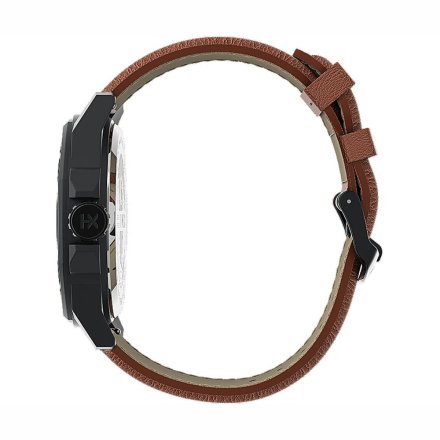 Męski zegarek Timex Essex Avenue szaro-brązowy TW2U82200
