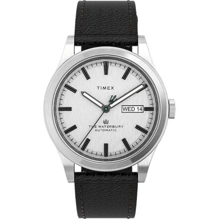 Męski zegarek Timex Waterbury Traditional Automatic srebrny TW2U83700