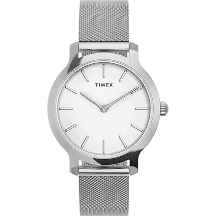 Srebrny zegarek Timex Transcend  z bransoletką TW2U86700