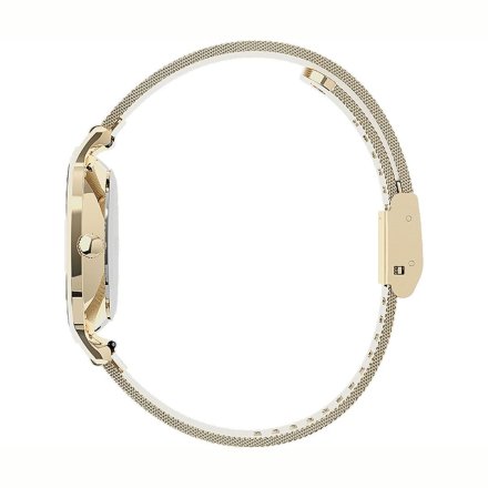 Złoty zegarek Timex Transcend  z bransoletką TW2U86800
