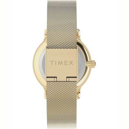 Złoty zegarek Timex Transcend  z bransoletką TW2U86800