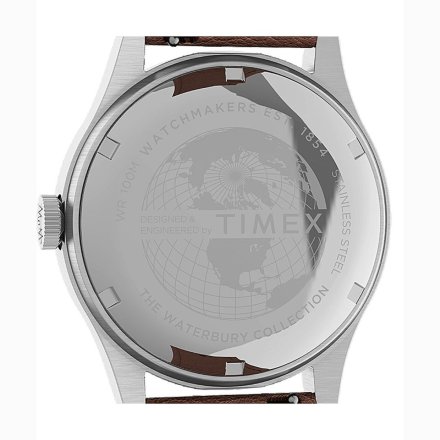 Męski zegarek Timex Waterbury Traditional srebrny TW2U90400